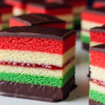 Italian Rainbow Cookie: Tricolor or Seven-layer cookie