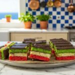 Italian Rainbow Cookies: Tricolor or Seven-layer cookie