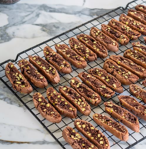 Chocolate Pistachio Biscotti Recipe