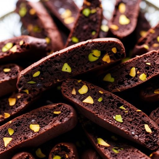 Chocolate Pistachio Biscotti