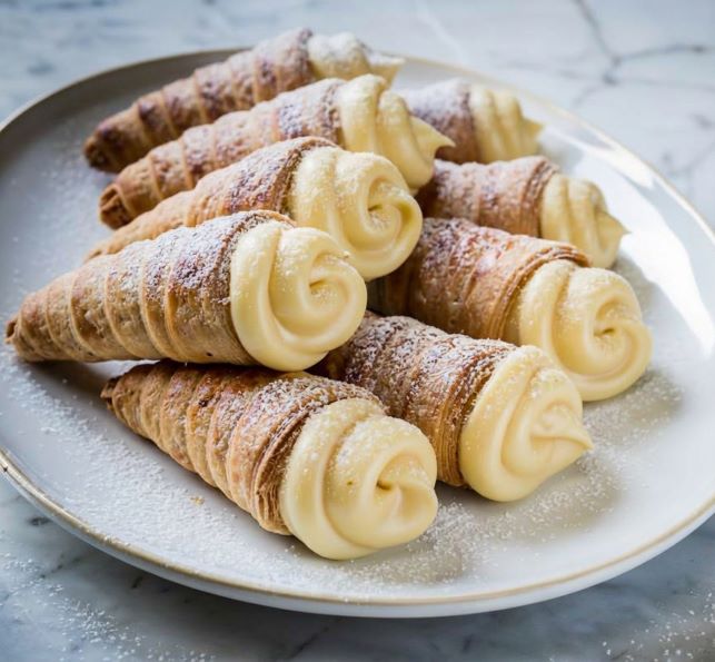 Cream Horns (Cannoncini alla Crema)