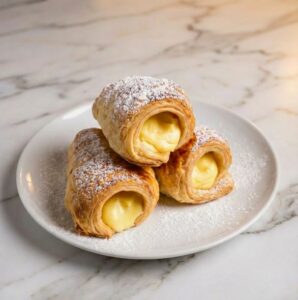 Cannoncini alla Crema: Italian Cream Horns