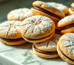 Traditional Argentine Alfajores de Maicena