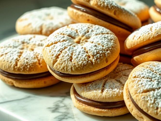 Traditional Argentine Alfajores de Maicena