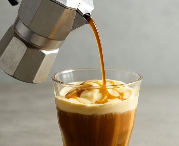 Italian Affogato (Ice Cream and Coffee)