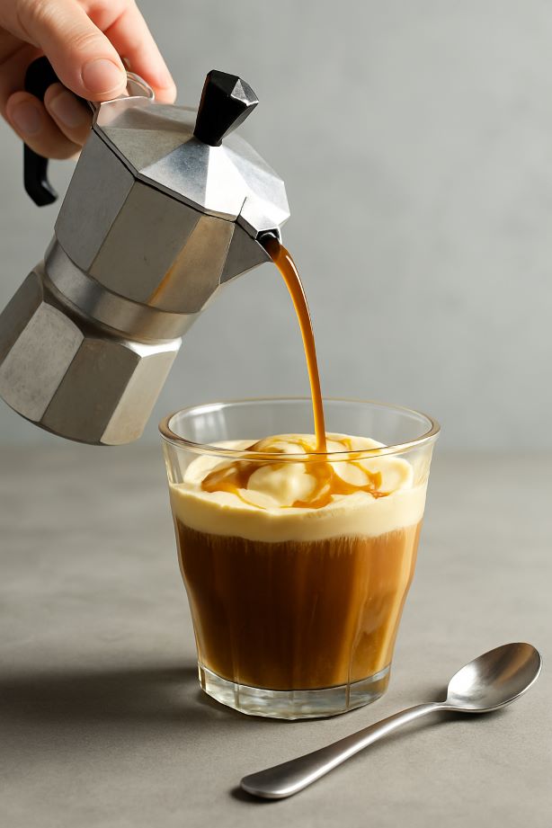 Italian Affogato (Ice Cream and Coffee)