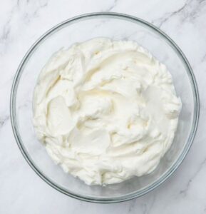 A fast and easy mascarpone cream