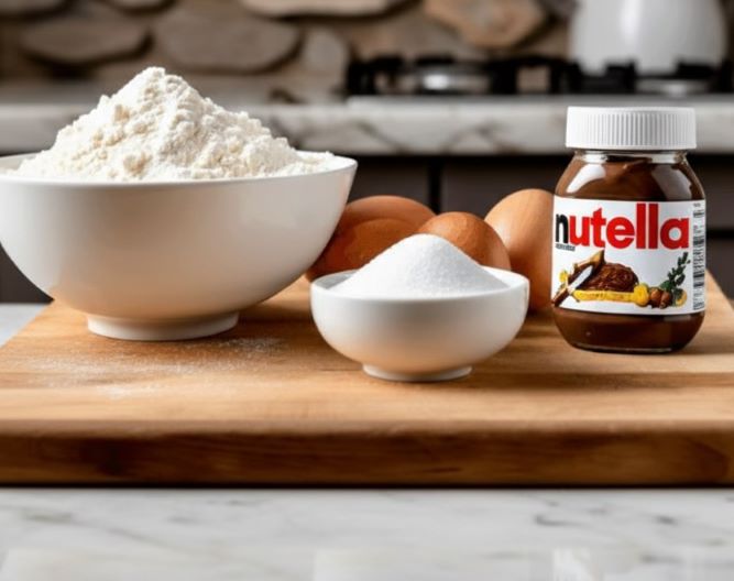 Traditional Italian Nutella Cake