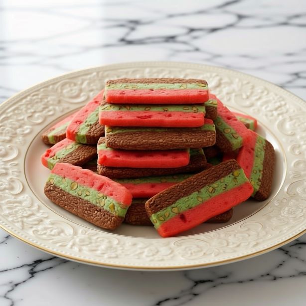 Italian Spumoni Cookies