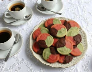 Italian Spumoni Cookies