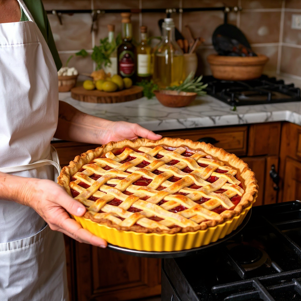 traditional Italian crostata