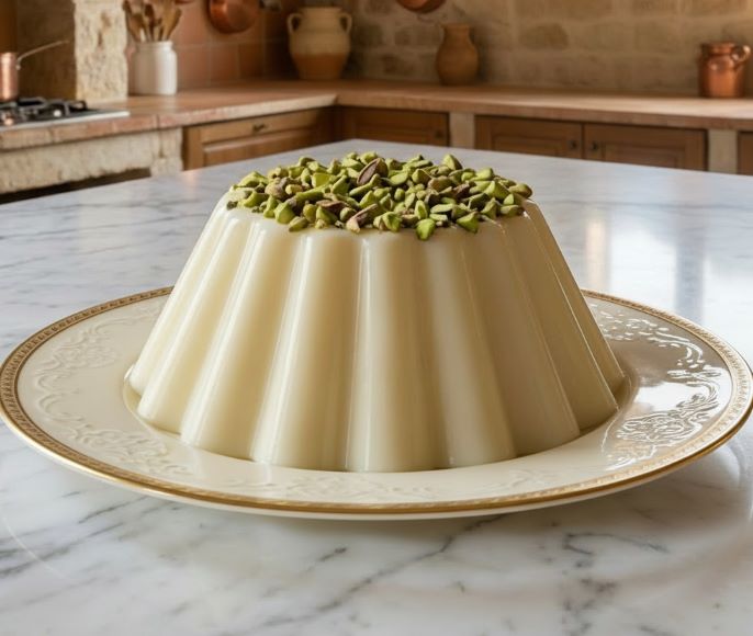 Biancomangiare – Sicilian almond milk pudding