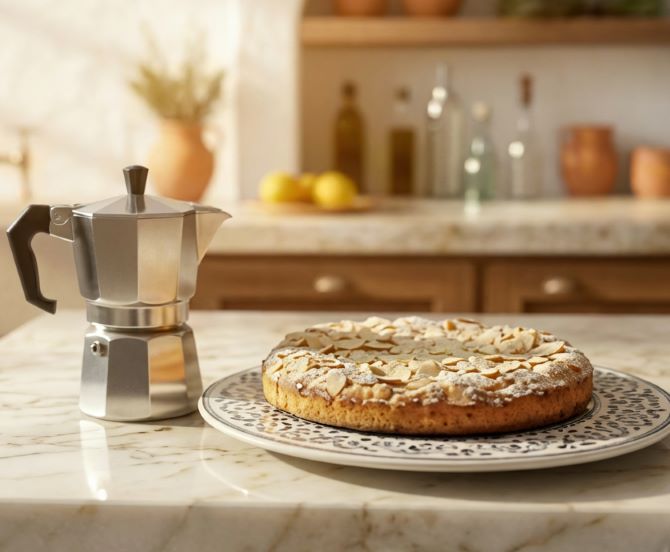 Italian Crunchy Almond Cake