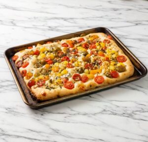 Focaccia Barese: Tomato and Olive Flatbread of Puglia