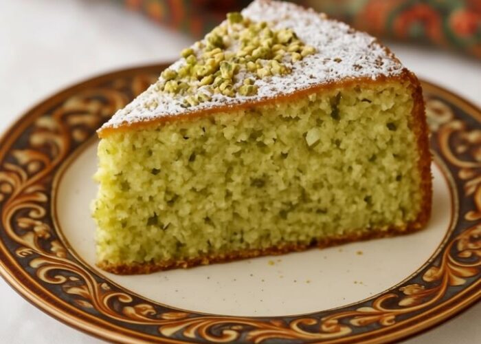 Pistachio Ricotta Cake