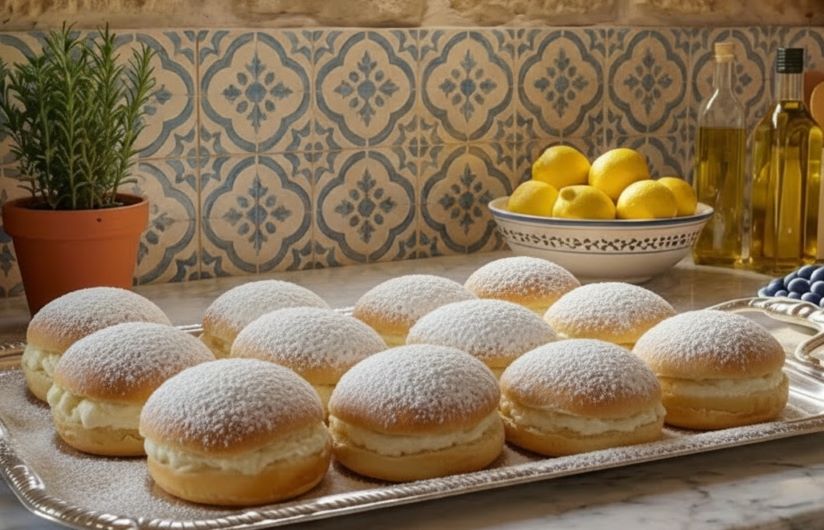 Fiocco di Neve (Neapolitan Snow Puff)