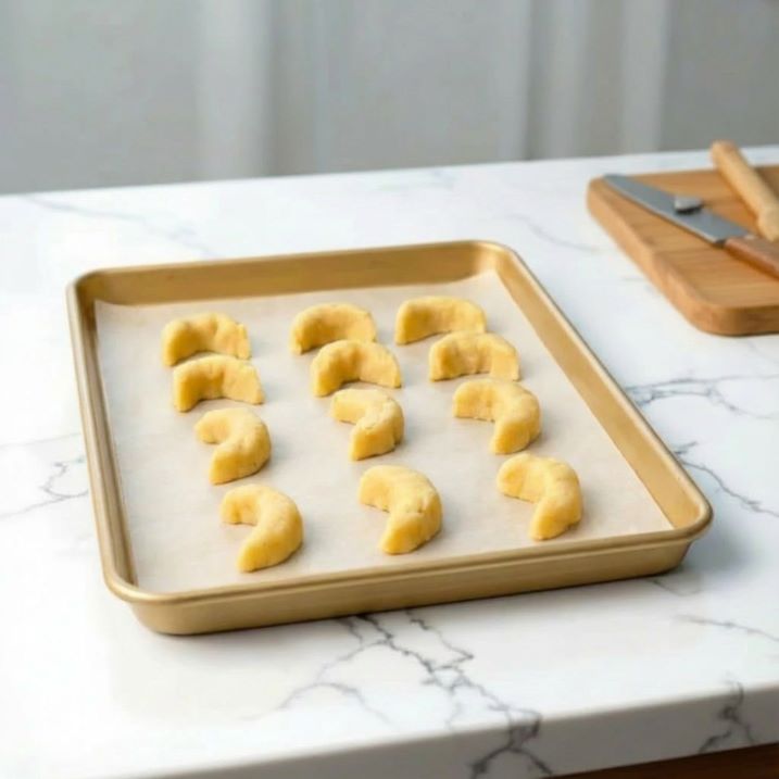 Italian Almond Crescent Cookies