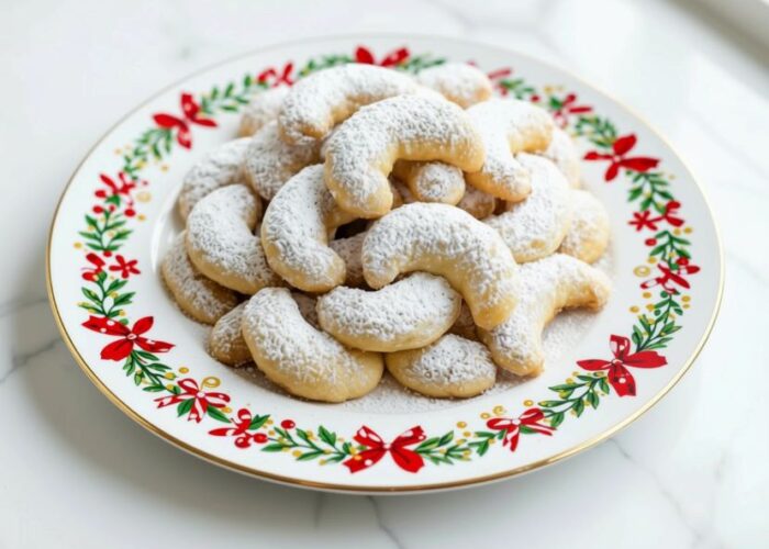 Italian Almond Crescent Cookies Recipe
