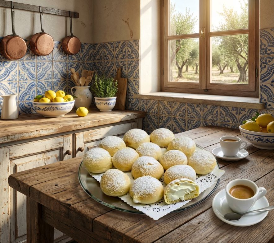 Fiocco di Neve (Neapolitan Snow Puffs)