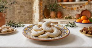 Italian Almond Crescent Cookies