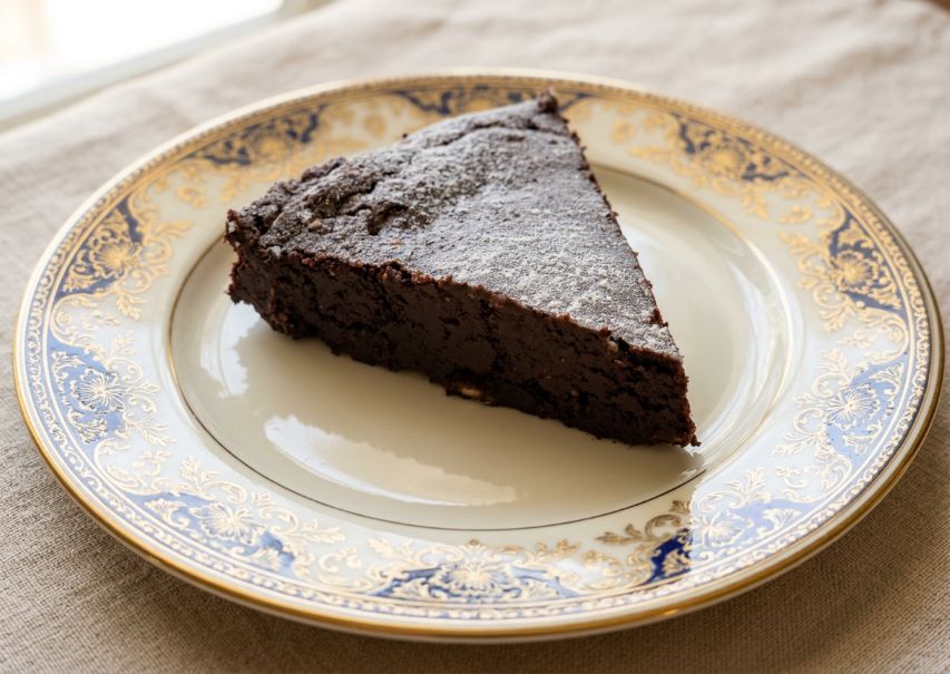Torta Barozzi, Italian flourless chocolate cake, recipe